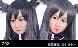 WAXDOLL ヘッド単体 頭のみ フルシリコン製  等身大リアルラブドール