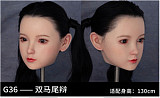 WAXDOLL ヘッド単体 頭のみ フルシリコン製  等身大リアルラブドール