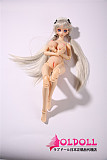 Mini Doll ミニドール 最新作 58cm BJD 巨乳 高級TPE製 セックス可能 軽量化 3kg 収納が便利 使いやすい 普段は鑑賞用 小さいラブドール 女性素体 フィギュア cosplay