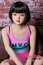 XYDOLL 138cm AAカップ #5ヘッド  シリコンヘッド＋TPEボディ 眉毛と睫毛植毛加工あり ロリ系等身大リアルラブドール