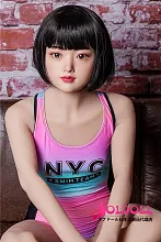 XYDOLL 138cm AAカップ #5ヘッド  シリコンヘッド＋TPEボディ 眉毛と睫毛植毛加工あり ロリ系等身大リアルラブドール