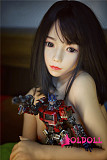 XYDOLL 138cm AAカップ #4ヘッド  シリコンヘッド＋TPEボディ 眉毛と睫毛植毛加工あり ロリ系等身大リアルラブドール