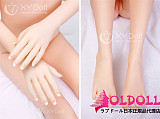 XYDOLL 138cm AAカップ #5ヘッド  シリコンヘッド＋TPEボディ 眉毛と睫毛植毛加工あり ロリ系等身大リアルラブドール