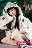 XYDOLL 152cm Aカップ ＃4ヘッド  シリコンヘッド＋TPEボディ 眉毛と睫毛植毛加工あり 等身大リアルラブドール