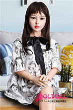 XYDOLL 138cm AAカップ #1ヘッド  シリコンヘッド＋TPEボディ 眉毛と睫毛植毛加工あり 等身大リアルラブドール