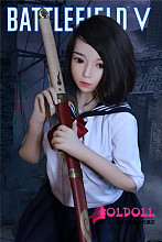 XYDOLL 138cm AAカップ #4ヘッド  シリコンヘッド＋TPEボディ 眉毛と睫毛植毛加工あり ロリ系等身大リアルラブドール