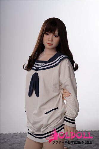 AXBDOLL 154cm 貧乳  #TE61(A174)ヘッド 掲載画像がリアルメイク塗装加工あり ロリ系TPEラブドール