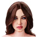 XYDOLL 158cm Cカップ ＃Eヘッド  シリコンヘッド＋TPEボディ 眉毛と睫毛植毛加工あり 等身大リアルラブドール
