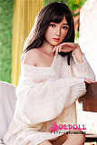 XYDOLL 158cm Cカップ ＃Eヘッド  シリコンヘッド＋TPEボディ 眉毛と睫毛植毛加工あり 等身大リアルラブドール