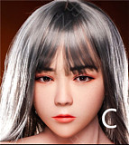 XYDOLL 158cm Cカップ ＃Eヘッド  シリコンヘッド＋TPEボディ 眉毛と睫毛植毛加工あり 等身大リアルラブドール