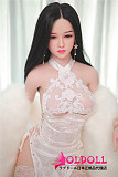 JYDOLL 148cm Eカップ 小咪ヘッド （xiaomi）シリコン製ヘッド＋TPE製ボディ スターメイクラブドール  睫毛と眉毛植毛あり