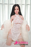 JYDOLL 148cm Eカップ 小咪ヘッド （xiaomi）シリコン製ヘッド＋TPE製ボディ スターメイクラブドール  睫毛と眉毛植毛あり