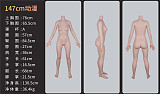 WAXDOLL  ボディ単体 フルシリコン製ラブドール   ロリ系等身大リアルドール