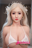 JYDOLL 157cm Hカップ 静雅ヘッド （jingya）シリコン製ヘッド＋TPE製ボディ スターメイクラブドール  睫毛と眉毛植毛あり