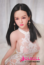 JYDOLL 148cm Eカップ 小咪ヘッド （xiaomi）シリコン製ヘッド＋TPE製ボディ スターメイクラブドール  睫毛と眉毛植毛あり