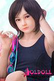 My Loli Waifu 145cm Aカップ 莉央Rioちゃん TPE製ヘッド+TPE製ボディー 等身大リアルラブドール