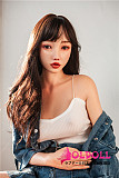 XYDOLL 158cm Cカップ ＃Pヘッド  シリコンヘッド＋TPEボディ 眉毛と睫毛植毛加工あり 等身大リアルラブドール