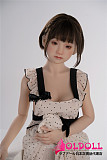 AXBDOLL 130CMバスト小 ＃A15ヘッド 掲載画像がリアルメイク付き ロリ系TPEラブドール