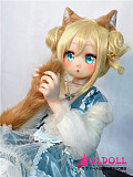 【フルシリコン製】 凹凸咪 aotume（アニメドール）135cm AAカップ(Slim)  #57 等身大 リアルラブドール