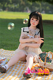 AXBDOLL 142cm バスト平ら  #TD01Rヘッド 掲載画像がリアルメイク塗装加工あり ロリ系TPEラブドール
