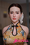 JYDOLL フルシリコン製ラブドール 163cm  #小美（xiaomei）ちゃん スターメイク 睫毛と眉毛植毛あり