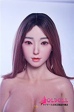 Irontechdoll 166cm Cカップ 新作ヘッド シリコン製リアルラブドール 塗装加工あり 眉毛と睫毛植毛加工あり  リアルドール 等身大 ダッチワイフ