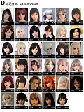 AXBDOLL ラブドールヘッドのみ 頭のみ TPE製 ボルトM16 ロリ系ヘッド 中小規格ヘッド多い