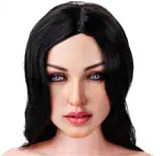 XYDOLL 148cm Dカップ ＃Qヘッド  シリコンヘッド＋TPEボディ 眉毛と睫毛植毛加工あり 等身大リアルラブドール
