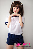 XYDOLL 148cm Dカップ ＃Qヘッド  シリコンヘッド＋TPEボディ 眉毛と睫毛植毛加工あり 等身大リアルラブドール