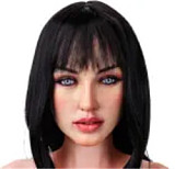 XYDOLL 148cm Dカップ ＃Qヘッド  シリコンヘッド＋TPEボディ 眉毛と睫毛植毛加工あり 等身大リアルラブドール