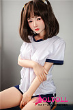 XYDOLL 148cm Dカップ ＃Qヘッド  シリコンヘッド＋TPEボディ 眉毛と睫毛植毛加工あり 等身大リアルラブドール