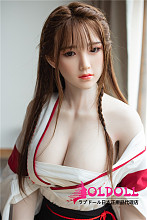 OLDOLL  158cm Eカップ #Fヘッド シリコンヘッド＋TPEボディ 眉毛と睫毛植毛加工あり 等身大ラブドール