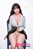 Irontechdoll 153cm Fカップ S14ヘッド シリコン製リアルラブドール 塗装加工あり 眉毛と睫毛植毛加工あり  リアルドール 等身大 ダッチワイフ