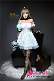 Irontechdoll 153cm Fカップ S9ヘッド シリコン製リアルラブドール 塗装加工あり 眉毛と睫毛植毛加工あり  リアルドール 等身大 ダッチワイフ