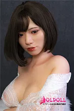 OLDOLL 158cm 巨乳 #6ヘッド シリコンヘッド＋TPEボディ 眉毛と睫毛植毛加工あり 等身大ラブドール