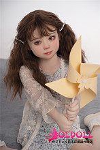 AXBDOLL 110cm バスト平ら  #TB02ヘッド 掲載画像がリアルメイク塗装加工あり ロリ系TPEラブドール