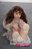 AXBDOLL 110cm バスト平ら  #TB02ヘッド 掲載画像がリアルメイク塗装加工あり ロリ系TPEラブドール