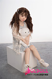 AXBDOLL 110cm バスト平ら  #TB02ヘッド 掲載画像がリアルメイク塗装加工あり ロリ系TPEラブドール