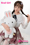 Real girl 157cm Cカップ R34ヘッド シリコンヘッド+tpe製ボディ 等身大リアルラブドール