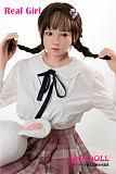 Real girl 157cm Cカップ R34ヘッド シリコンヘッド+tpe製ボディ 等身大リアルラブドール