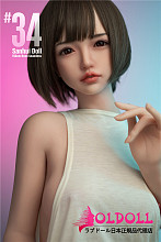 Sanhui doll 最新作 シームレス 150cm Bカップ  #34ヘッド フルシリコン製等身大ラブドール