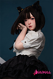 FUDOLL #8ヘッド 148cm Dカップ シリコンヘッド＋TPEボディ 眉毛と睫毛植毛加工あり 等身大リアルラブドール