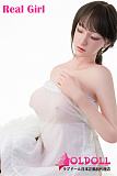 Real girl 157cm Cカップ R42ヘッド シリコンヘッド+tpe製ボディ 等身大リアルラブドール