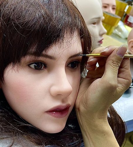 人造人RZRDOLL ヘッド単体  等身大 フルシリコン製ラブドール