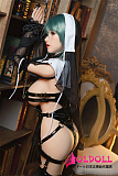 WAXDOLL  143cm Hカップ GE57Z-3 フルシリコン製   ヘッドとボディ自由に組み  等身大ロリリアルラブドール