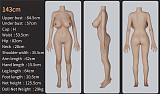 WAXDOLL  ボディ単体 フルシリコン製ラブドール   ロリ系等身大リアルドール