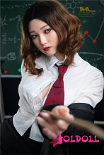 Irontechdoll 166cm minus Cカップ S10 Misaヘッド シリコン製リアルラブドール 塗装加工あり 眉毛と睫毛植毛加工あり  リアルドール 等身大 ダッチワイフ
