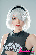 ZELEX 170cm Cカップ GE57Z コスプレ 2B フルシリコン製 ヘッドとボディ自由に組合  等身大リアルラブドール
