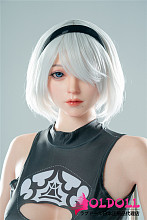 ZELEX 170cm Cカップ GE57Z コスプレ 2B フルシリコン製 ヘッドとボディ自由に組合  等身大リアルラブドール