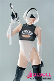 ZELEX 170cm Cカップ GE57Z コスプレ 2B フルシリコン製 ヘッドとボディ自由に組合  等身大リアルラブドール